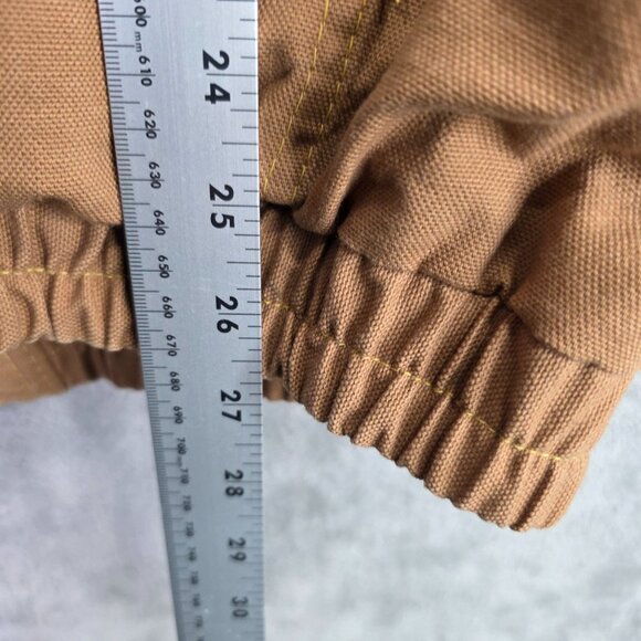 Mens Bulwark Flame-Resistant Tan Full Zip & Button Jacket Cotton Blend XXL - Picture 8 of 9